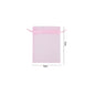 100/10pcs Multi-size Organza Bags Transparent Mesh Jewelry Candy Pouches Wedding Party Baby Shower Gift Drawstring Packaging Bag