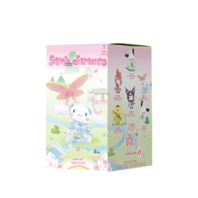 New Rhyme Flower Clothes Mystery Bag Kuromi Pochacco Cinnamoroll Cute Melody Action Figure Surprise Bag Gift Sanrio Blind Box