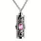 Cremation Urn Necklace for Ashes Stainless Steel Memorial Pendant