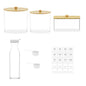 3+1 Pack Laundry Pods Containers & Dryer Sheet Holder & Laundry Detergent Dispenser, Laundry Room Organization and Storage Jars