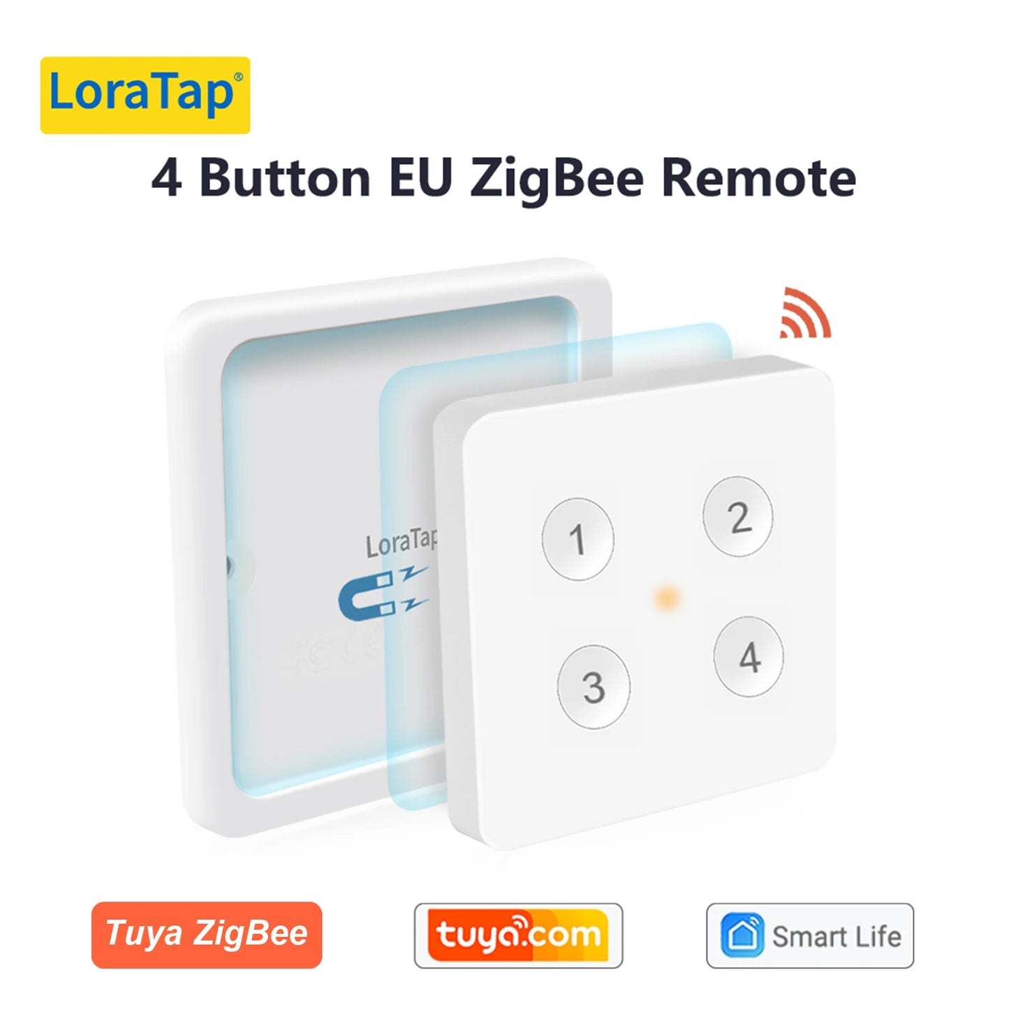 LoraTap ZigBee 3.0 Wireless 13 Types Push Button EU US Remote Controller Tuya Scene Automation Control Switch Smart Life App