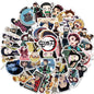 Anime Demon Birthday Theme Gifts Bags Keychain tattoo sticker Demon Slayer Candy Bags Packaging Giveaway Party Favors Gifts Supp