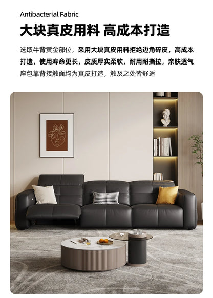 Luxury Couch Reclining Sofas Leather Black Seating Power Office Reclining Sofas Massage Sillas De Escritorio Home Furniture