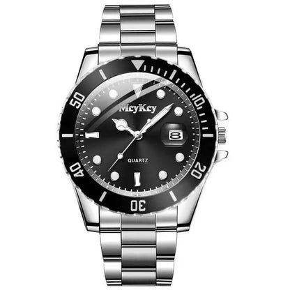 Fashion Men Business Watches Luxury Large Dial Calendar Watch Men's Quartz Wristwatch Reloj Hombre