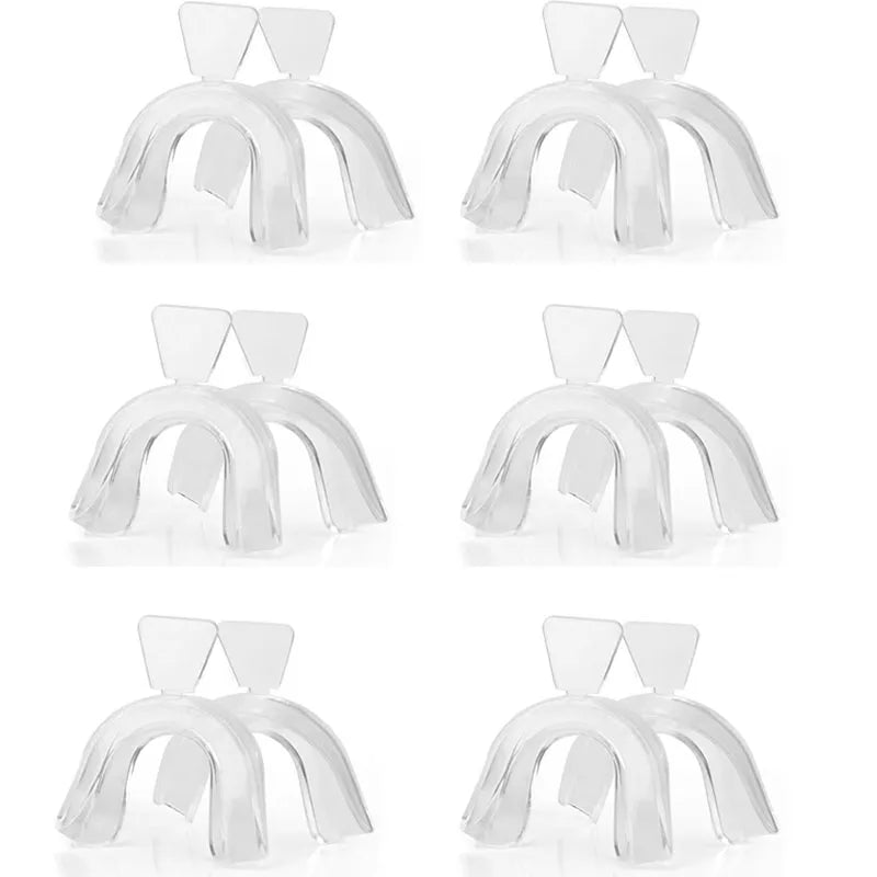 2-12Pcs Anti Snoring Bruxism Sleeping Mouth Guard Night Guard Gum Shield Mouth Tray Stop Teeth Grinding Sleep Aid Health Care