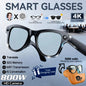 2026 New 32G Memory 800W 4K Camera Smart Glasses Men Photos&Videos 3600mAh Power Bank 120+Languages Translation AI Glasses Women