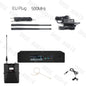 Qlxd4 single-ear head-mounted lavalier wireless microphone set with clear sound quality suitable for hosting speech activities