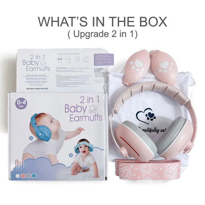 Infant Earplugs Hearing Protection On Baby Essential Noise Canceling Headphones Against Baby Noise Prevention Headset For Babies