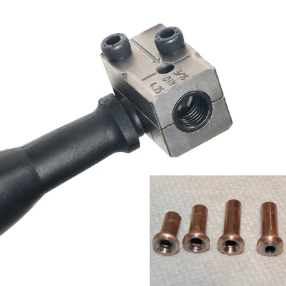 3/16in Double Flaring Tool Metal Handheld Brake Line Double Tool for Motorcycle Automotive Truck Brake Line Flaring Tool