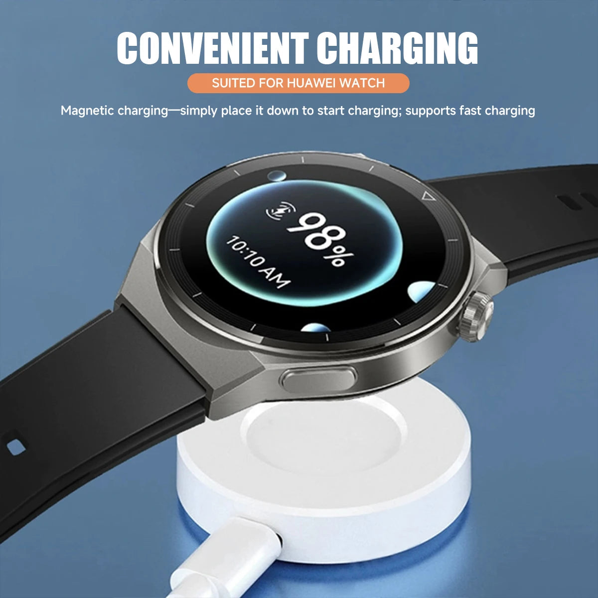 Wireless Integrated Charger for Huawei Watch 5 4 3 D Ultimate Buds GT6 GT5 GT4 GT3 GT2 Pro ECG GT Cyber Runner 2022