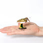 Hand Painted Simulation Bird Model Figures Toucan Peacock Owl Flamingo, Early Cognition Toy Cake Decoration For Children