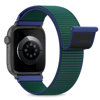 Nylon Strap For Apple Watch Band Ultra 3 2 49mm 46mm 45mm 41mm 44mm 42mm 40mm 38mm Bracelet For iWatch Series 11 10 9 8 7 6 5 4