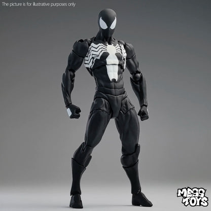 16cm MESS TOYS 1/12 Spider-Man Venom Symbiote Kaine Parker Scarlet Spider Black & Red Suit Action Figure Anime Model Toy Gifts