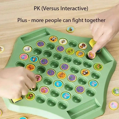 Kids Memory Game Educational Flip Board Toy Animal Fruit Dinosaur Logical Thinking Multi‑Player Learning Gift for 3‑6 Years Old