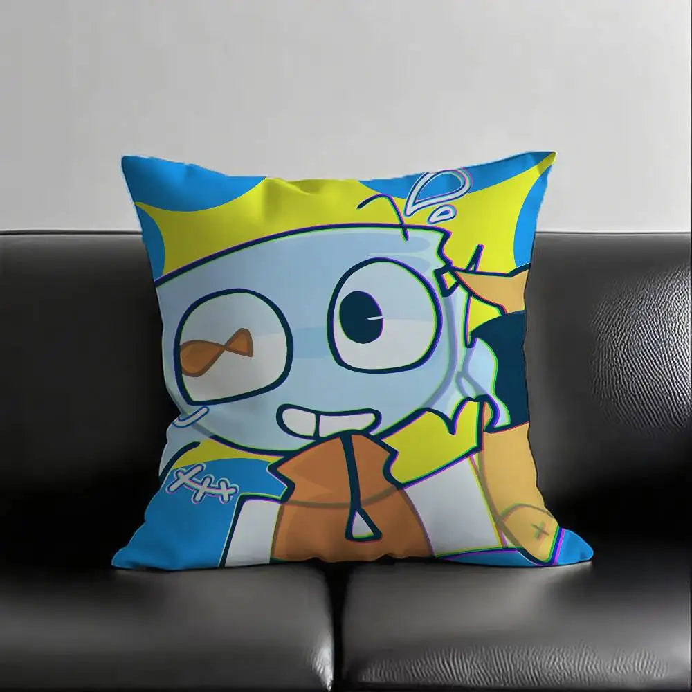 1pc Anime D-Dandys World Finn Pillow Case Fashion Square Pillowcase Bedroom Sofa Room Ins Decoration Leisure