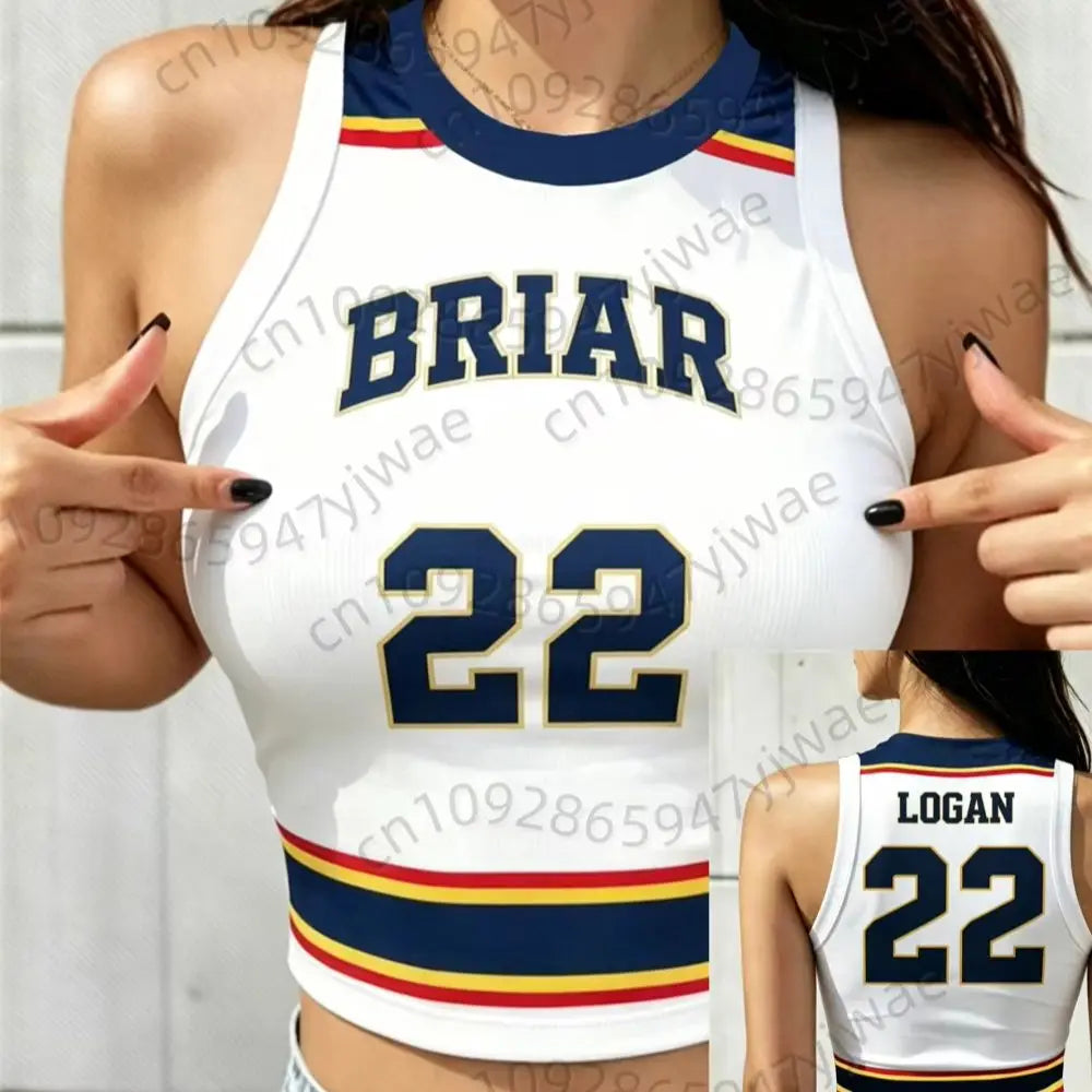 Summer Women's Off Campus Briar University Tank Top T-shirt Crop Vest Top Tees Graham 44 22 DI LAURENTIS 66 Not Suitable For Men