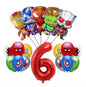Avengers Marvel Party Decorations SuperHero Theme Tableware Kit Balloon Deco Happy Birthday Banner Supplies for Boys Favors Gift