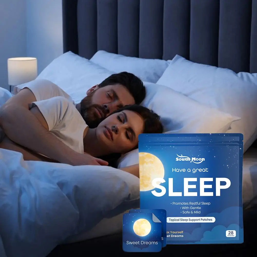 Gentle Safe Sleep Support Acupoint Patches Deep Relaxing Anti‑Insomnia Stickers Stress Fatigue Reliever Portable Sleep Aid Patch