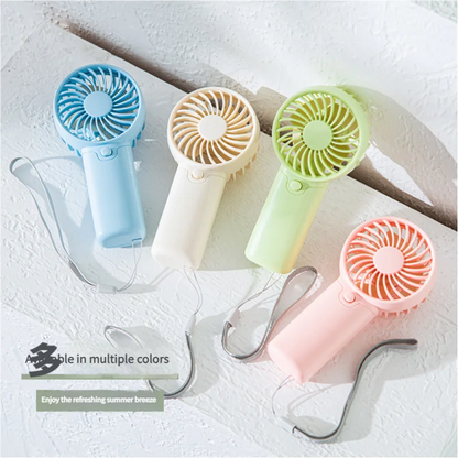Portable Fan Convenient Creative Small Fan Pocket Hand-held Fan Lightweight AA Battery Handheld Mini Fan Air Coolers