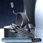 4-in-1 Multifunctional Charging Cable Supports USB-A to USB-C, Micro USB, and Braided Cables for Charging Multiple Devices