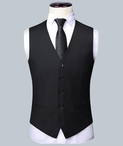 Men's Solid Color Business Suit 2025 High Quality Fashion Banquet Wedding Trend Groom Best Man Single 3/2/1