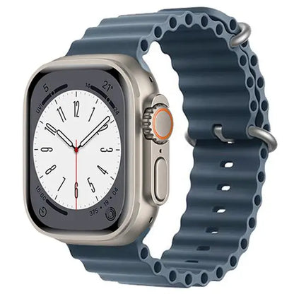 Ocean Strap for apple watch Band 44mm 40mm 45mm 41mm 49mm 46mm silicone correas bracelet iWatch series 7 5 6 3 se 8 Ultra 2 9 10