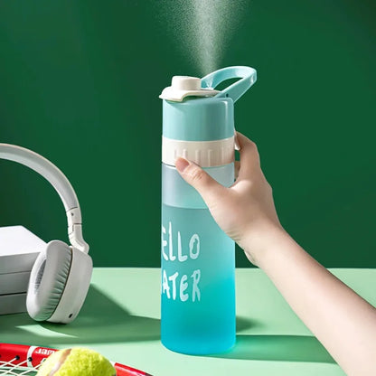 Large Capacity Spray Fog Water Bottle with Spray Mist Lightweight Portable Water Cooler Cool Down System Outdoor Activities