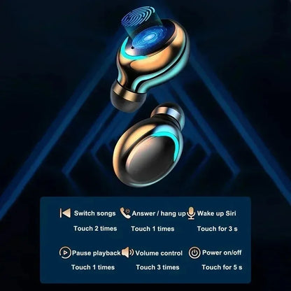 Wireless Earphones Bluetooth Headphones Professional Bluetooth Headset Feature Adjustable Headbands for Customized Ergonomic Fit