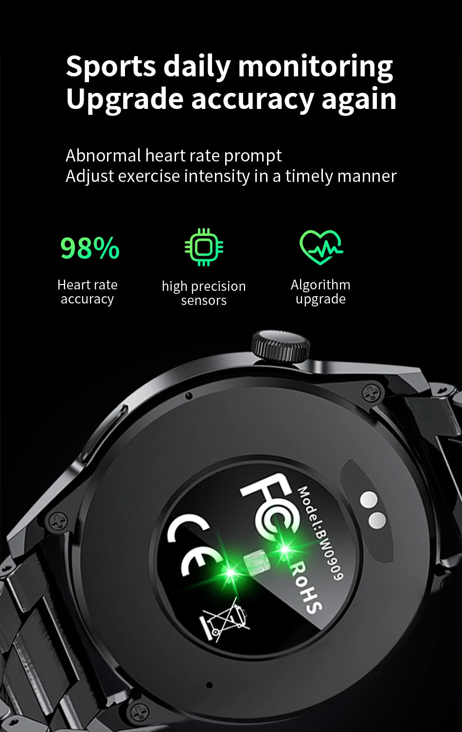 LIGE Full Touch Smartwatch Outdoor Military Smart Watch 1.38" HD Screen Bluetooth Call IP68 Waterproof Sport Fitness Watches Men