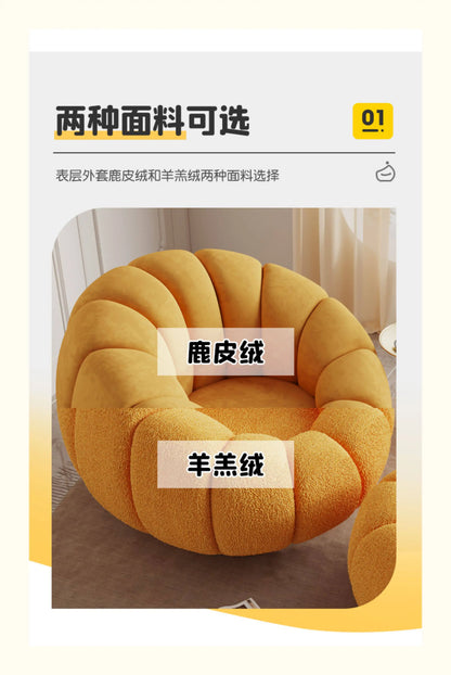 Lazy sofa single double pumpkin sofa reclining sleeping cloud swivel chair bedroom Internet celebrity sofa balcony sedentary