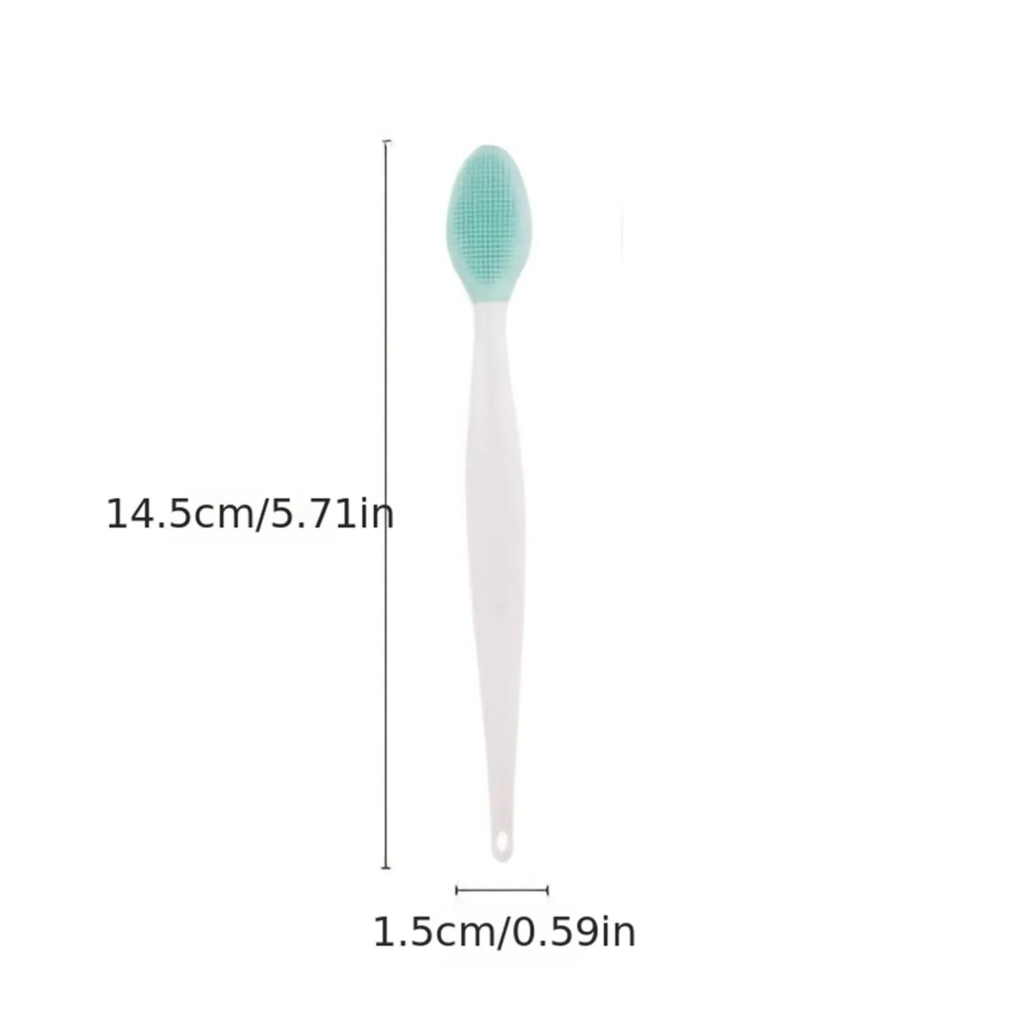 Skin Care Lip Exfoliating Facial Cleansing Face Scrub Nose Clean Brush Blackhead Remove Silicone Double-Sided Skin Care Tool