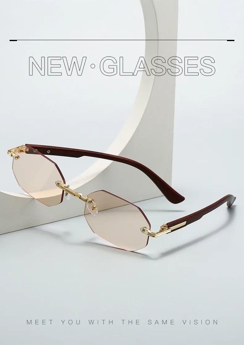 New Vintage Elliptical Sunglasses Women Men Polygon Sun Glasses Female Oval Eyewear Sunglasses for Male Female Eyeglasses