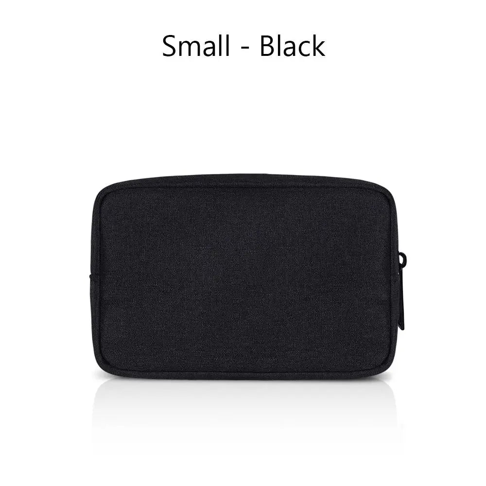 Digital Accessories Storage Bag Portable USB Cable Earphone Organizer Makeup Cover Travel Gadget Devices Pouch
