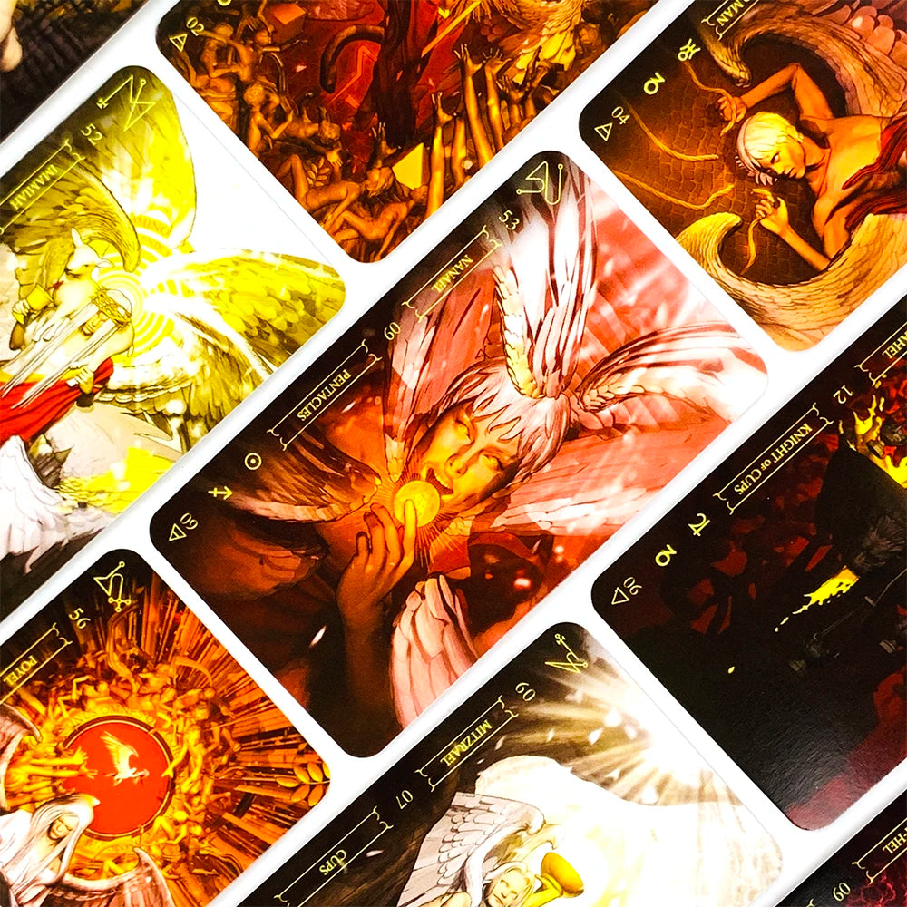 Tarot Cards A 78 Deck Oracle Prediction Divination Edition Borad Playing Games Party Board Games For Family and Friends