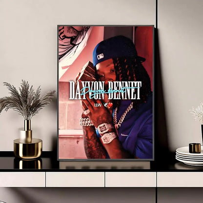 Singer King Von Poster Posters Anime Room Decor Decoration Movie Backpack Wall Interior Music Wall Art