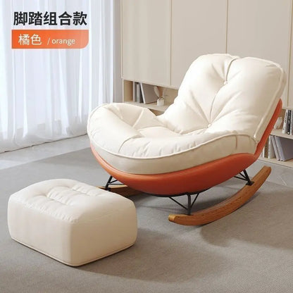 PYJ recliner household lazy sofa chair single living room balcony simple and comfortable leisure chair