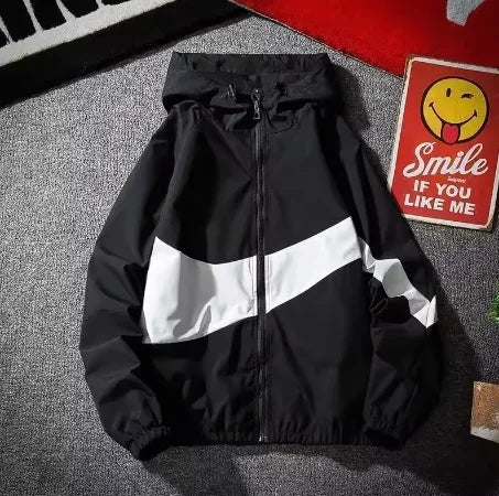 Summer Camping Thin Jacket Men Fashion Color Block Sun Protection Clothing Fishing Hunting Clothes Quick Dry Skin Windbreaker