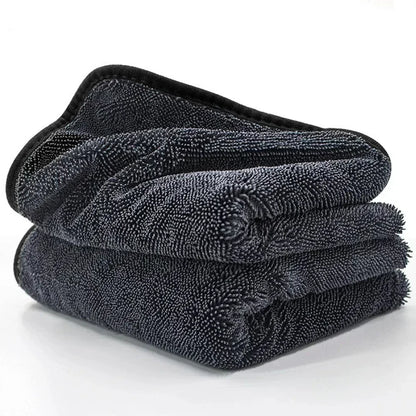 Car Wash Towel 1200GSM Double Sided Towel Car Detailing Twisted Braid Cloth Super Absorbent Rag for Car Home Washing Accessories