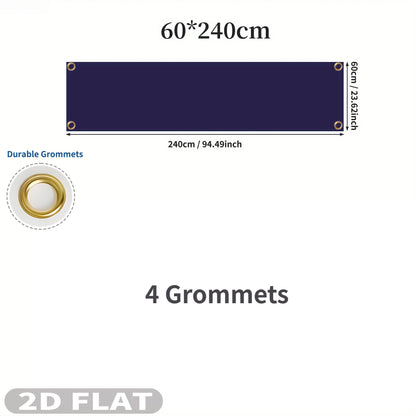 2D Flat 1pc Custom Party Banner for 4 Seasons Decorations- Single Sided Printing, Ideal for Festive, Graduations, Events Decor