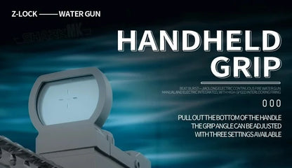 Electric Water Gun with LED Light Large-capacity Long-range Shooting Water Gun Summer Outdoor Game Toy Children's Adults' Gift
