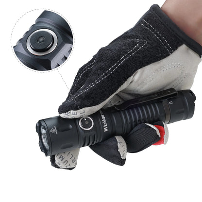 Wurkkos TD04 21700 EDC Self Defense Tactical Flashlight  Powerful 3000LM Rechargeable Torch XHP50D HI LED Lamp IP68 Dual Switch