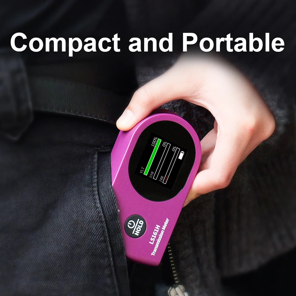 New Arrival Window Tint Meter TSER VLT UV IR Transmission Tint Meter LS161 LS161A LS161H Solar Film Tester for Cars