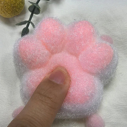 Squeeze Cat Paw Toys Cute Soft Abreact Relief Relax Toys Sticky Decompressing Pinching Cat Paw Stress Relief Squishy Toy Gift