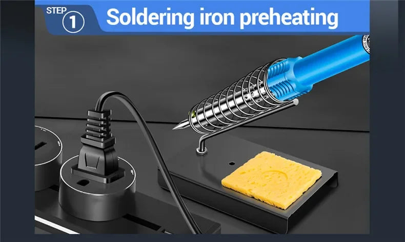 ANENG SL402 Electric Soldering Irons 220/110V Welding Repair Mica Heating Core 30/40/60W Temperature Adjustable Solder Tip Tools