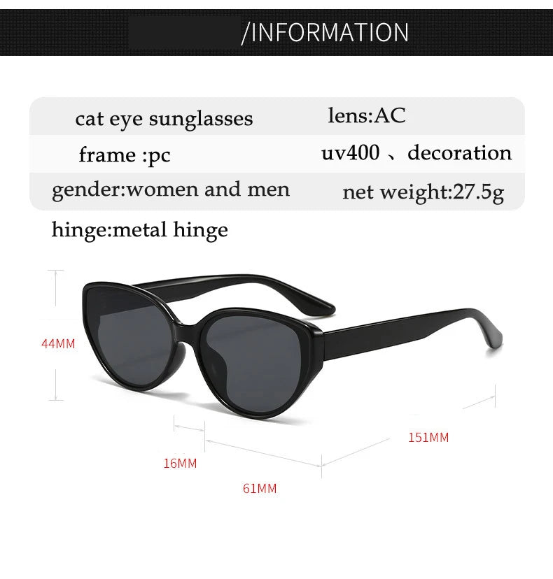 2026 luxury brand designer big cat eye sunglasses for women men trendy sunshade eyewear sun glasses travel drive hiking fishing