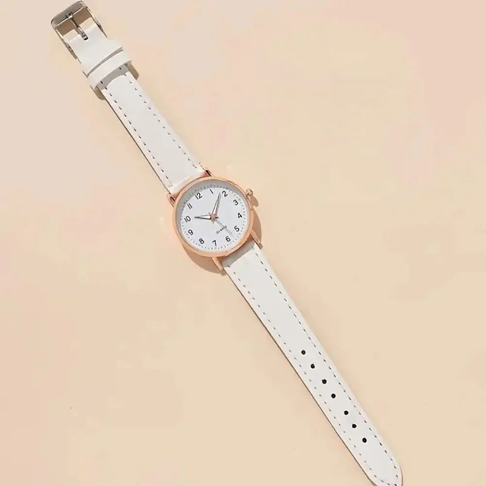 Fashion Women Watches,Vintage-Quartz Watch With Glow-In-The-Dark Design Fashion Business Casual Analog Watch,Girls Clock Gift