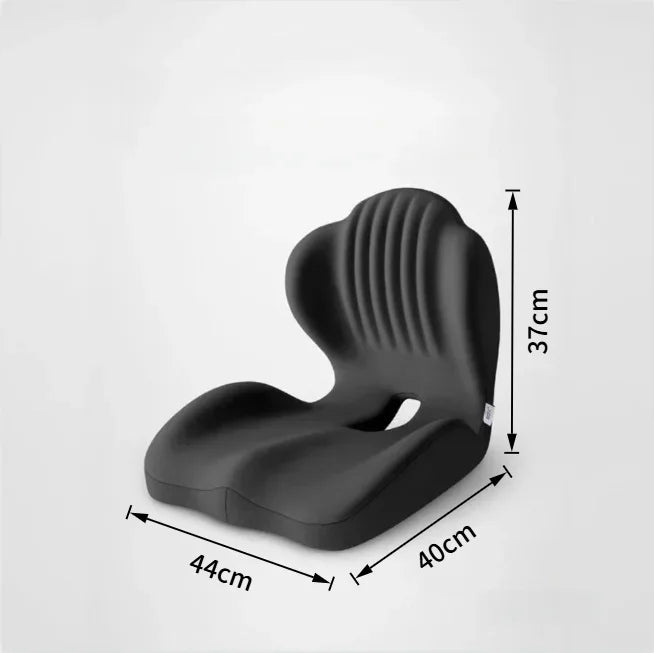 Ergonomic Memory Foam Seat Cushion Lumbar Support Pad Relieve Tailbone Sciatica Pain For Office Chair Car Seat Daily Use