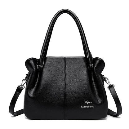Luxury Handbags Women Bags Designer 3 Layers Leather Hand Bags Big Capacity Tote Bag for Women Vintage Top-handle Shoulder Bags