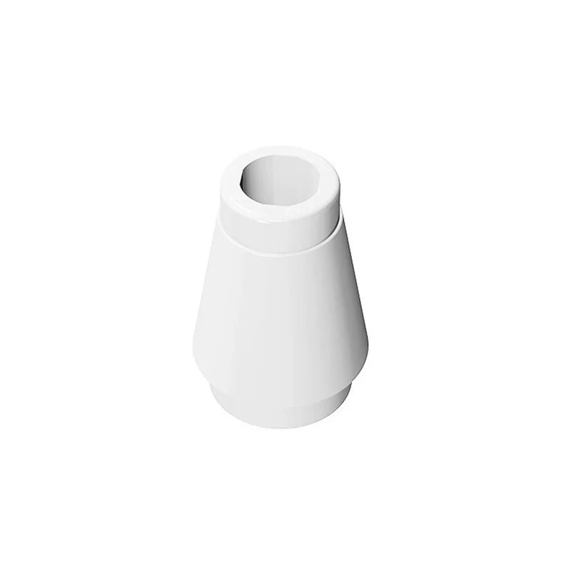 10PCS 59900 4589 1x1 Cone Block Moc Building Loose Parts Compatible with Brick DIY Children's Toy Assembly Gift