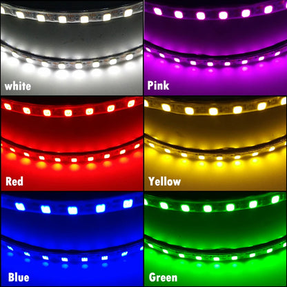 Cyberpunk LED Light Up Glasses Futuristic Luminous Unisex Eyewear Cool Glowing Glasses For Cosplay Bar Rave Club Halloween Party
